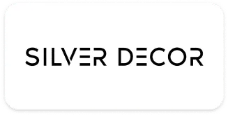 logo silver decor